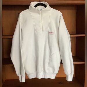Vintage Mountain Gear Quarter Zip Fleece Pullover | 90s Outdoor Hiking Sweater X